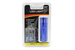 Ліхтарик світлодіодний 1310 на батарейках (3хAAA) 3 кол. в ас.