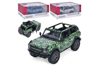 Модель джип FORD BRONCO CAMO-EDITION (Open Top)(2022) 5" KT5445WA  метал.інерц.відкр.дв.3кол.кор.