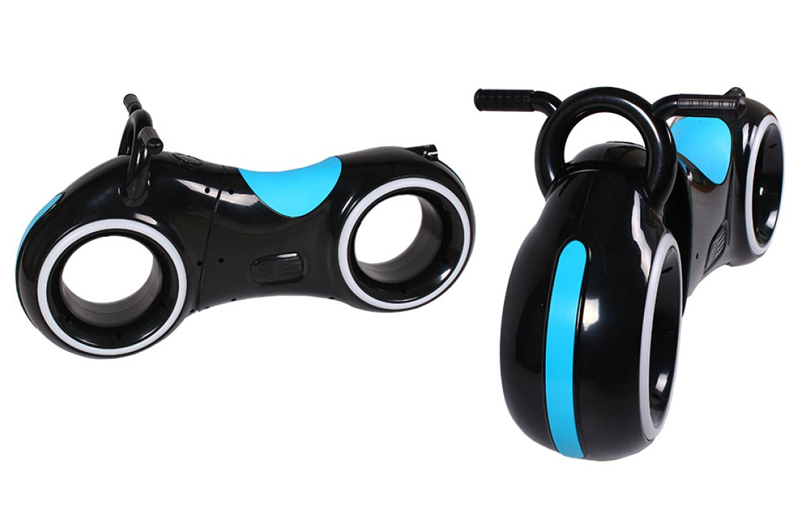 Велобіг GS-0020 Black/Blue Bluetooth LED-підсвітка, коробка