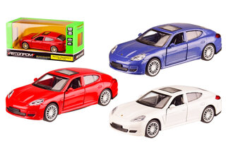 Машина метал 4315 "Автопром", 1: 43 PORSCHE, 3 кольори, відкриваються двері, в коробка 14,5*6,5*7 см