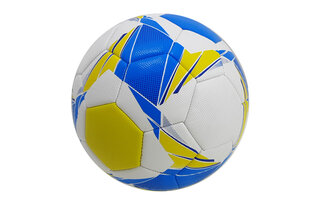 М'яч футбольний "5 (PVC, 320-350гр) ABT007 синьо-жовтий