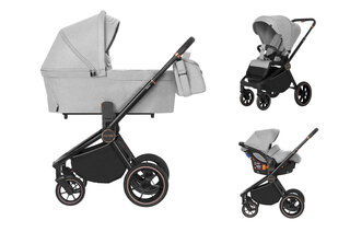 Коляска універсальна CARRELLO Epica/G CRL-8511/1 (3in1) Silver Grey