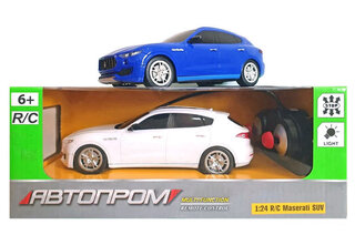 Машина батарейки р/у 8818 "АВТОПРОМ",1:24 R/C MASERATI SUV LEVANTE MY 2017,2 кольори, в коробці 29*