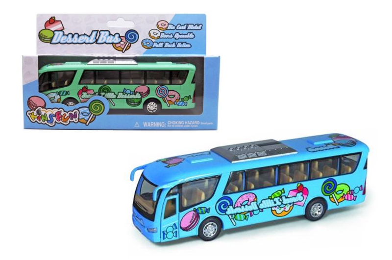 Модель автобус Kins Fun`` KS7103W металевий, інерція, коробка