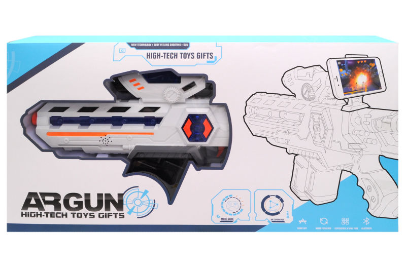 Віртуальний автомат AR Game Gun з кріпленням для смартфона в коробці AR002 р.46,5*25*9см