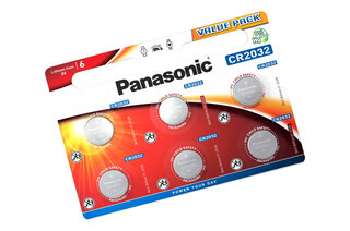 Батарейки CR-2032 Lithium Panasonic C6 6шт.