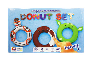 Набір для креативної ліпки TM Moon Light Clay Donut Set HEROES легкий стрибаючий пластилін - УКР