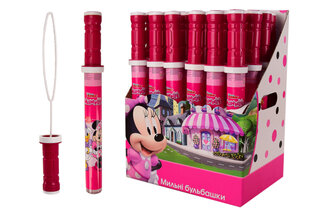 Бульбашки мильні KC-0061 Minnie Mouse 160 мл 24 шт в ящику, продається упаковкою– 28*19*35.5 см