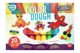Набір для ліплення з тістом 20 sticks Color Dough TM Lovin