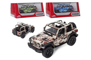 Модель джип JEEP WRANGLER 5'' KT5420WA Military open top метал.інерц.відкр.дв.3кол.кор.
