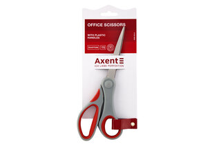 Ножиці Axent Duoton, 20 см, сіро-червоні