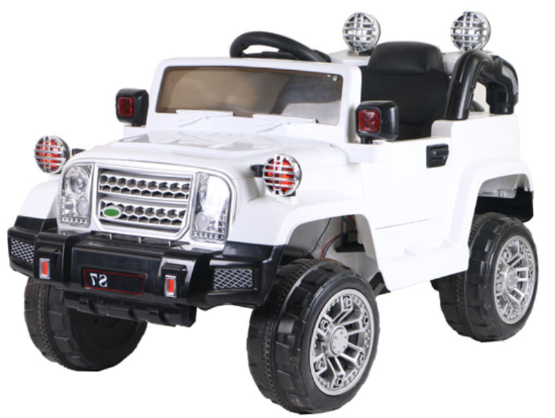  Електромобіль T-7838 WHITE джип на Bluetooth 2.4G Р / У 2 * 6V4.5AH мотор 2 * 20W з MP3 118*62*50