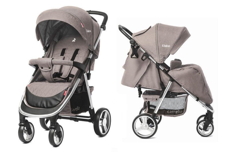  Коляска прогулянкова CARRELLO Unico CRL-8507 Oxford Beige + дощовик L 