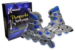 Ролики X-ROAD розсувні сині, розмір M (35-38) PW120 р.44*36*11,5см