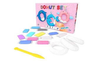 Набір для креативної ліпки TM Moon Light Clay Donut Set ANIMALS легкий стрибаючий пластилін - УКР 70088