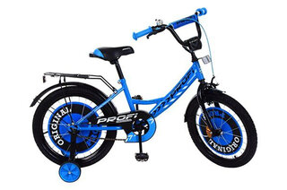 Велосипед дитячий PROF1 18,  Y1844 Original boy, SKD45, ліхтар, дзвінок, дзеркало, додаткові колеса, блакитно-чорний