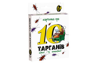 Настільна гра STRATEG 30232 (укр) "10 тарганів", в кор-ці 13,5-9-2,2 см