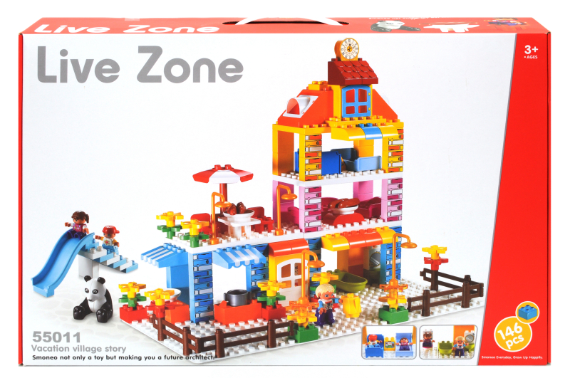 Конструктор з великими деталями "LIVE ZONE" 146дет. 55011 р.60*10*40см