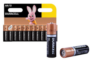 Батарейки Duracell LR-06 MN1500 12шт. шрінка (МЕГА ПАК)