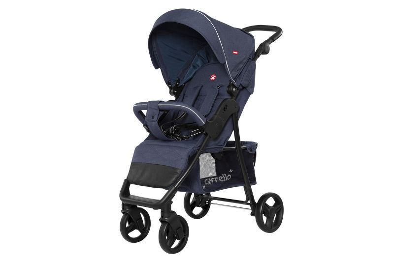Коляска прогулянкова CARRELLO Quattro CRL-8502/2 Admiral Blue в льоні +дощовик M