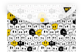 Папка-конверт YES B5 на кнопці "Melt Smile"