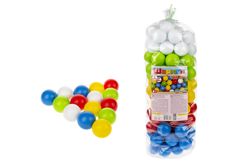 Набір кульок 60мм 100шт в кульку 1-117 Colorplast