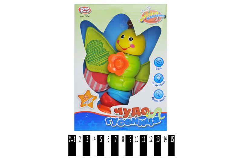 Брязкальце Чудо гусениця з муз. та світ. ефкт. 0956 (шт.)