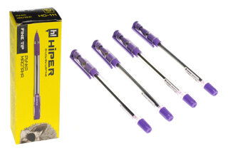 Ручка HIPER HO-111 Fine Tip масляна фіолетова