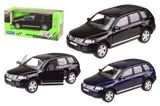 Машина металева 39877CW "WELLY"1:31 VOLKSWAGEN TOUAREG 2 кольори, в коробці 18*8*8 см