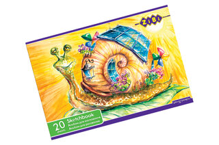 Альбом для малювання, А4, 20 аркушів, 120 г/м2, на скобі, KIDS Line/ZB.1423