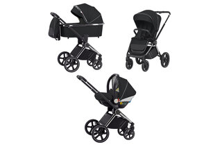 Коляска універсальна CARRELLO Ultimo CRL-6512 (3in1) Sable Black 