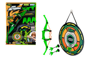 Іграшковий лук з мішенню серії "Air Storm" - BULLZ EYE, зелений, 3 стріли, мішень