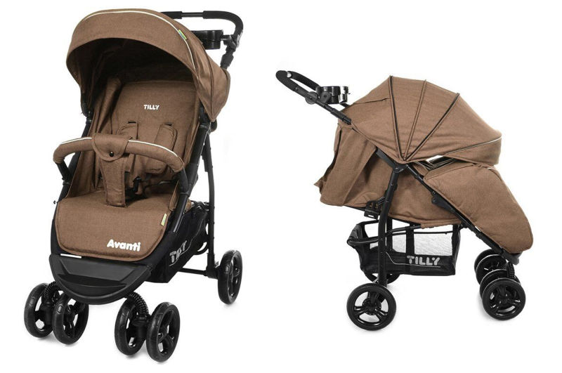 Коляска прогулянкова TILLY Avanti T-1406 Beige в льоні Коляска прогулянкова TILLY Avanti T-1406 Beige в льоні
