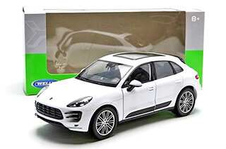 Машина металева 24047W "WELLY"1:24 PORSCHE MACAN TURBO, 2 кольори, в кор.23*11*10 см