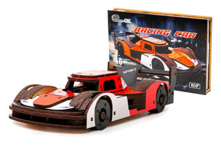 Дерев'яний 3D конструктор "Racing Car" Puz-01037, 146 дет., Порше р. моделі 22*9*5 см PuzzleOk