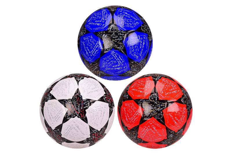 М'яч футбольний FB20108 №5, 300 грам, PVC, MIX 3 кольори
