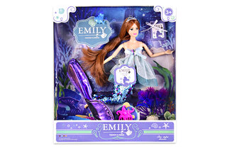 Лялька "Emily" QJ092C русалка з аксесуарами, шарнірна, в коробці 28,5*6,5*32,5 см