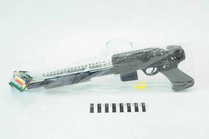 Ружьё 288 (72шт/2) пульки в пакете 58*18см (шт.)