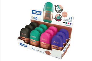 Чинка MILAN +ГУМКА 4717112 CAPSULE COPPER