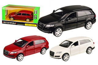 Машина метал 4302 "Автопром", 1:43 AUDI Q7, 3 кольори, відкриваються двері, в коробці 14,5*6,5*7 с
