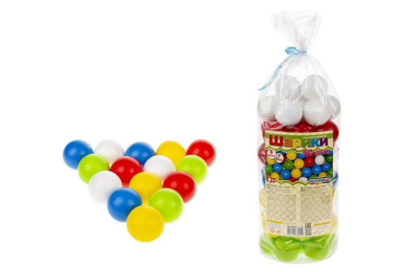 Набір кульок 60мм 50шт в кульку 1-116 Colorplast