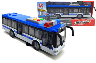 Автобус інерційний, озвучений, зі світлом, в коробці RJ5513A р.27,3*8,3*9,6см