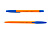 Ручка кулькова ORANGE, JOBMAX, синя BM.8119-01