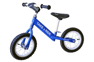 Велобіг Take&Ride RB-50 Classic синьо-білий