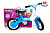 Велобіг "STAR BIKE" синій/зелений колеса "10 EVA KW-11-012 KinderWay