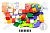 Конструктор "Авто-Блок" №4 88 деталей 1807 Colorplast