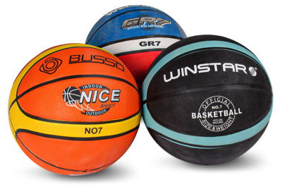 М'яч баскетбольний BT-BTB-0028 гумовий, розмір 7 600г 4 кольори