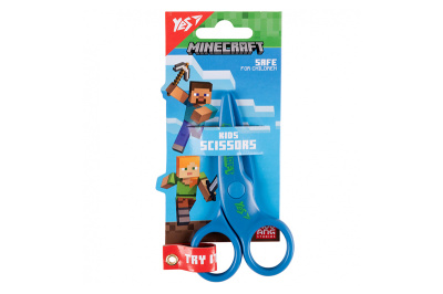 Ножиці Yes "Minecraft" 10,8 см безпечні пластикові 480450