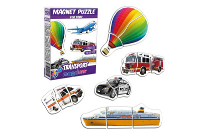 Набір магнітів Baby puzzle "Транспорт" ML4031-24 EN