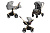 Коляска універсальна Epica CRL-8511 (3in1) Silver Grey + дощовик CARRELLO